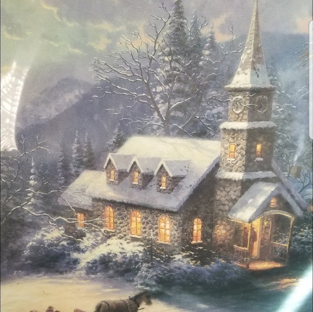 Thomas Kinkade Canvas Print